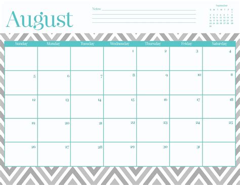 freebies august calendars   lovely blog