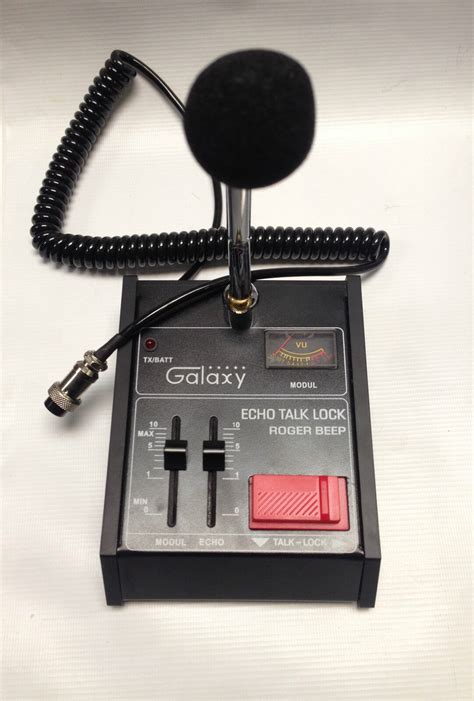 pin cobrauniden galaxy echo master power base microphone cb ham roger  mic ebay