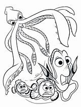 Nemo Squid Dory Calamaro Marlin Gigante Colorare Colossal Ricerca Attaccati Vengono Bruce Coloradisegni Tremendous Getdrawings Marvelous Birijus Divyajanani sketch template