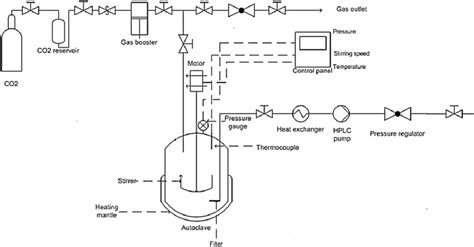 schematic diagram  autoclave reactor    study  scientific diagram