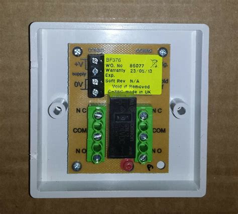tec bf fire alarm relay  dc relay double pole  amp rated contacts  ebid united