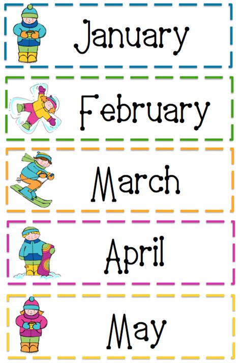 printable months   year worksheets month   year