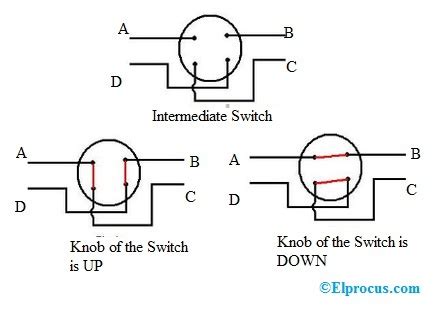 intermediate switch circuit diagram wiring diagram  schematics