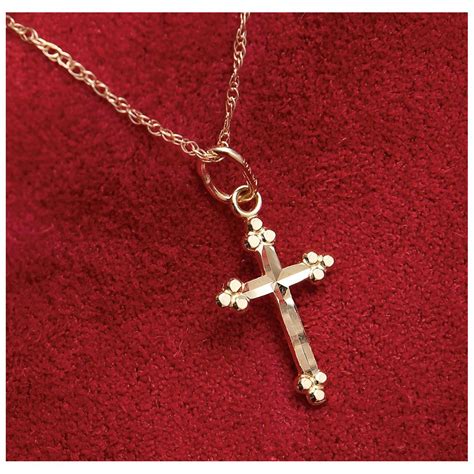 gold cross necklace  jewelry  sportsmans guide