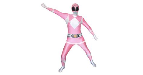 Pink Power Ranger Bodysuit Costume 50 90s Costumes