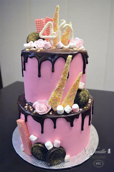pink drip cake cake drip cakes cupcake cakes
