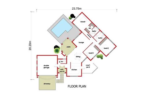 simple  bedroom house plan  garages  sale nethouseplansnethouseplans