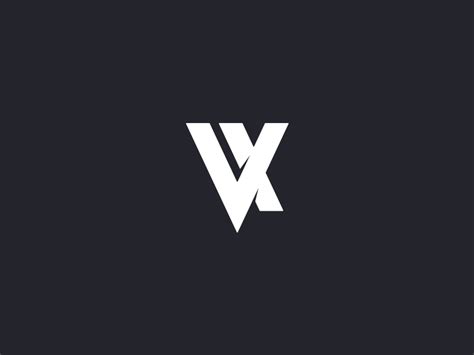 vx logo  jay white  dribbble