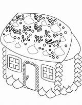Gingerbread Coloring House Pages Girl Drawing Christmas Printable Print Color Sheets Sheet Domain Festive Competition Healthy sketch template
