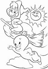 Coloring Pages Ghost Cartoon Witch Ghosts Halloween Casper Duty Call Printable Colouring Sheets Getcolorings Disney Print Kids Books Friendly Getdrawings sketch template