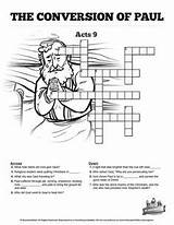 Saul Puzzles Acts Crossword Damascus Sauls Apostle Pauls Stephen Missionary Sharefaith Stoning Galatians Tarsus Vbs Websites Journeys sketch template