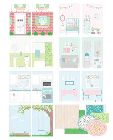 pin  shining nikki  cute pictures paper doll house paper dolls mini doll house
