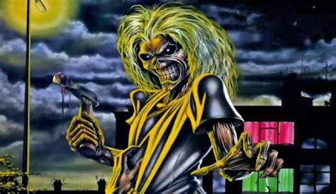 Peer Inside Iron Maiden’s ‘killers’ Cover Art Vintage Heavy Metal