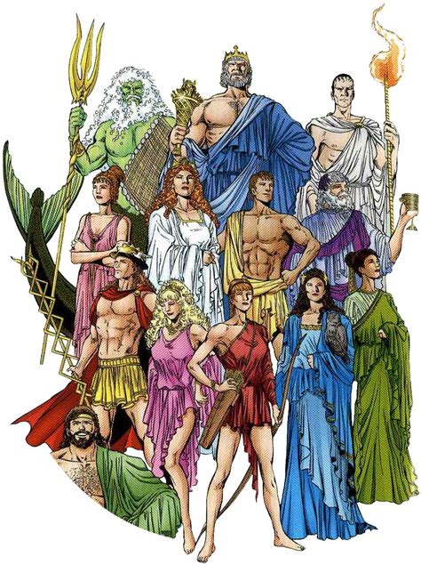 mitologia griega los dioses olimpicos