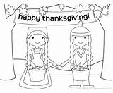 Pilgrim Thanksgiving Coloring Pages Getdrawings sketch template