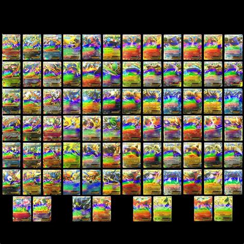 100 Pcs Pokemon Tcg Mega Flash Cards Pikachuball Holo