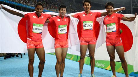 Meet Team Japan Four Men Who Almost Beat Usain Bolt And Team Jamaica