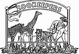 Zookeepers Zookeeper Pages Wecoloringpage sketch template