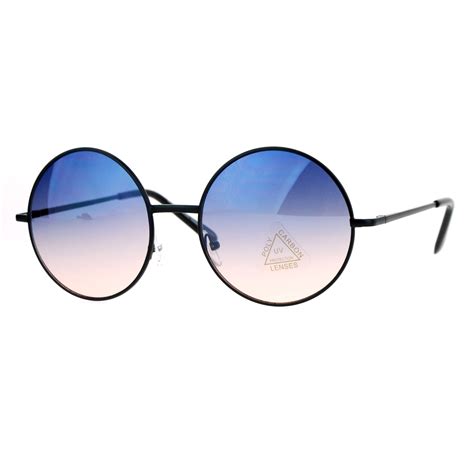 Sa106 Oceanic Color Lens Round Circle Hippie Sunglasses Ebay