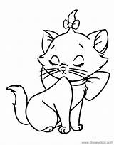 Marie Aristocats Coloring Pages Disneyclips Printable Proud sketch template
