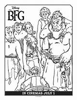 Bfg Coloring Colouring Pages Sheets Giants Movie Printables Kids Thebfg Disney Popular sketch template