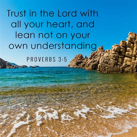 trust   lord    heart  lean     understanding proverbs