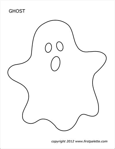 halloween ghosts template