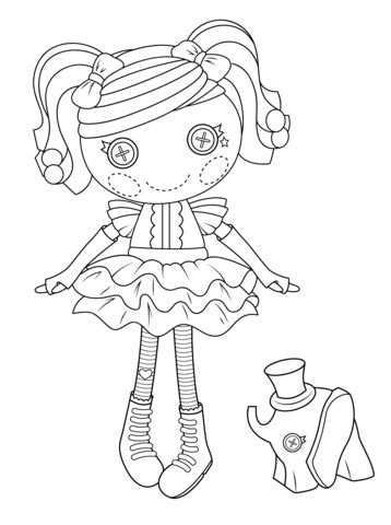 lalaloopsy peanut coloring pages coloringmecom