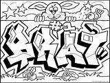 Coloring Graffiti Pages Adults Popular Printable sketch template