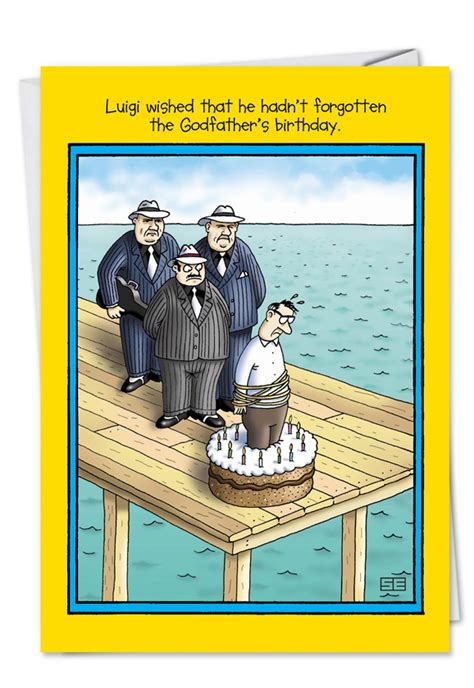 Godfather Funny Birthday Greeting Card Nobleworks