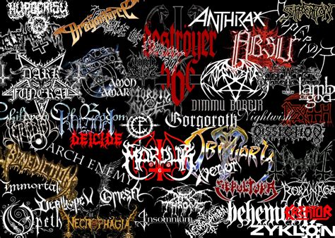metal bands logos  khairulridwan  deviantart