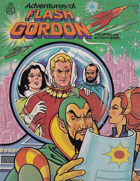 savage arts sciences flash gordon inspiration coloring  activity