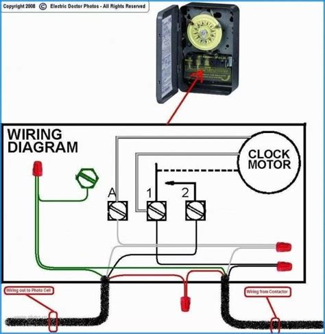 photocell wiring  contactor diagram electricity wire