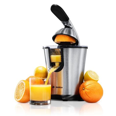 eurolux elcj  electric citrus juicer powerful electric oranges juicer   lemons