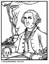Coloring Washington George Pages Printable President Presidents Revolutionary War Coloring4free Obama Michelle Lewis Clark Educational Sheet Color 1816 Kids Getcolorings sketch template