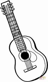 Gitarre Guitare Coloriage Guitarra Cuerdas Ausmalbilder Instrument Imprimir Guitarras Ausmalbild Saitige Imprimer Guitars Colorier Stringed Colorings sketch template