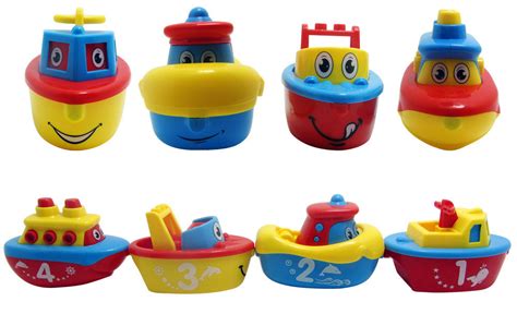 fun bath toys  boys  girls  magnet boats  toddlers kids