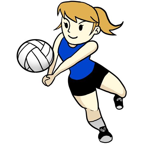 animated volleyball clipart clipart