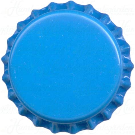 humlegardens ekolager blue beer bottle caps  pcs