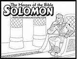 Solomon Wisdom Sheba Ot Moses sketch template