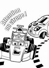 Roary Racing Car Cici Coloring Pages Won Race Color sketch template