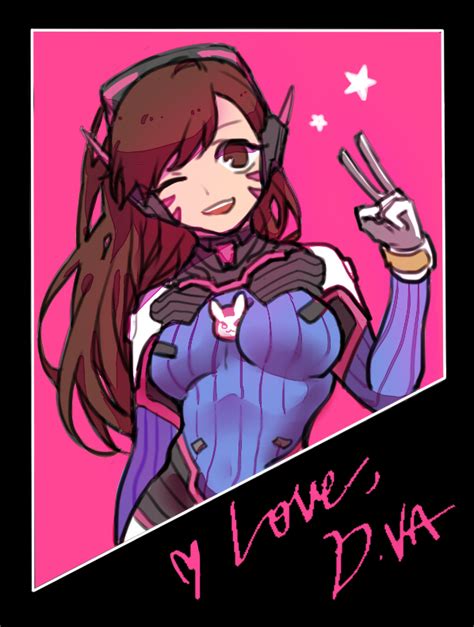 D Va By 杯 Overwatch Know Your Meme
