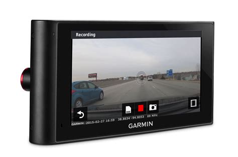 garmin gps device  built  dashcam lane departure warning