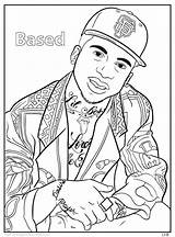 Coloring Rap Pages Book Hop Hip Color Tumblr Homies Rapper Eminem Bun Kanye West Printable Activity Lil Little Delightful Rappers sketch template