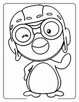Pororo Coloring Pages Penguin Little Disney Friends Printable Kids Sheets Print Cartoon Getcolorings sketch template