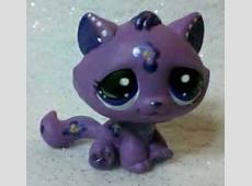 Purple Pansy Cat * OOAK Custom Littlest Pet Shop