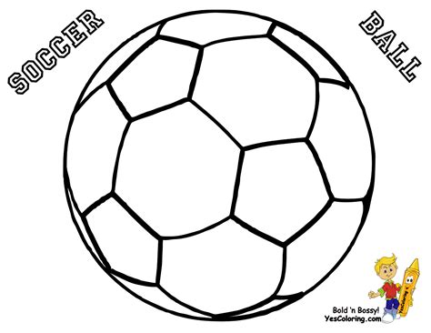 soccer ball colouring clipart
