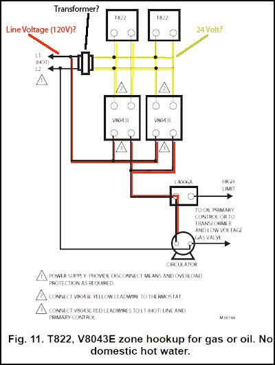 honeywell zone control valve ve connect   voltage doityourselfcom community