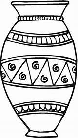 Greek Coloriage Vases sketch template