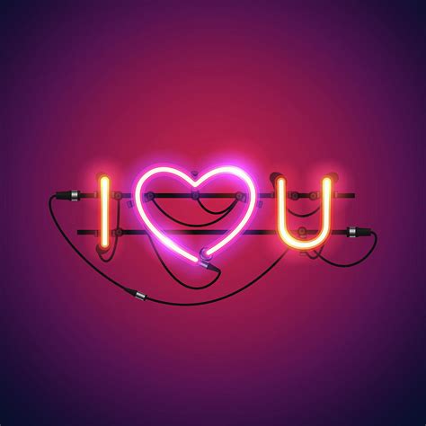 neon love sign